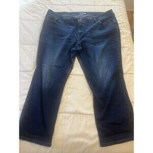 Lee jeans Medium Dark Wash Regular Fit Mid rise Straight leg plus size 24